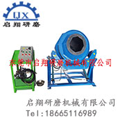 自動傾斜倒料滾筒研磨機(jī)